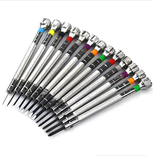 13 Pack 0.6-2.0Mm Screwdriver Set Watch Repair Flat Head Screwdriver Kit Professional Watchmakers for Watch Repair Tools - MegaDeal