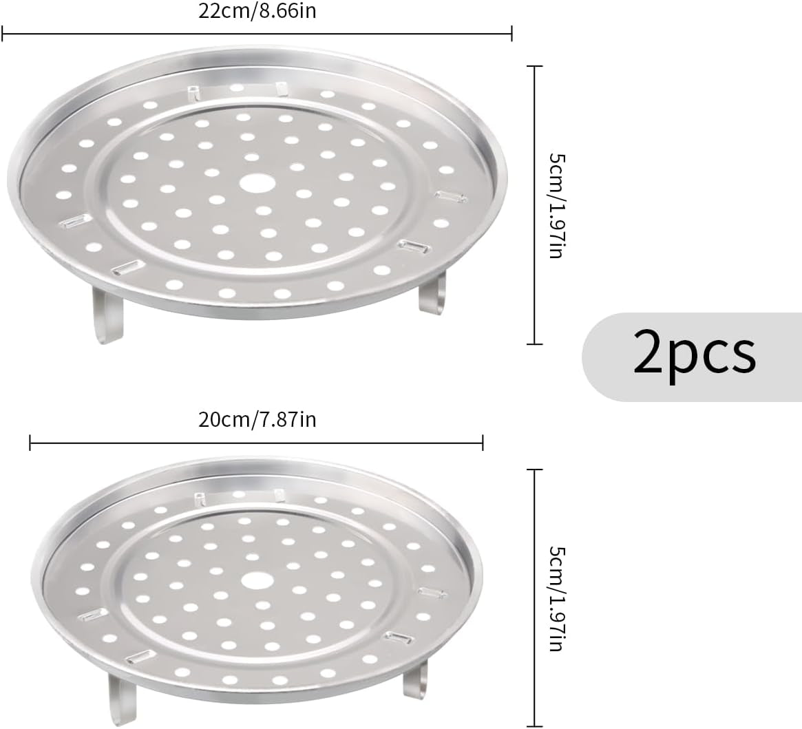 Brand Steam Rack - 20Cm and 22Cm Multifunction Stainless Steel Removable Legs Steaming Stand Holder for Pots and Pans