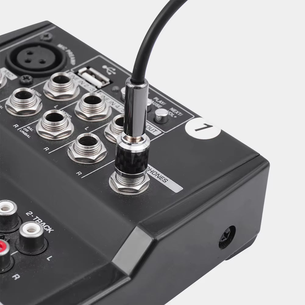 1-5Pcs 1/4Inch to 1/8Inch Stereo Headphone Adapter Male to Female 6.35Mm Jack to 3.5Mm Socket Stereo Plug 6.35Mm Adapter