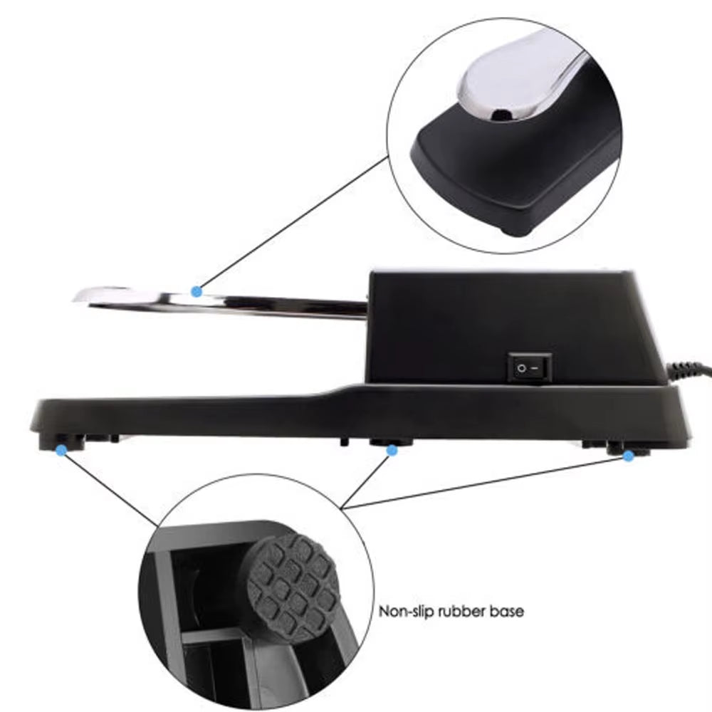 Universal Piano Sustain Keyboard Foot Sustain Pedal Switch Damper for Midi Electronic Keyboard Yamaha Roland