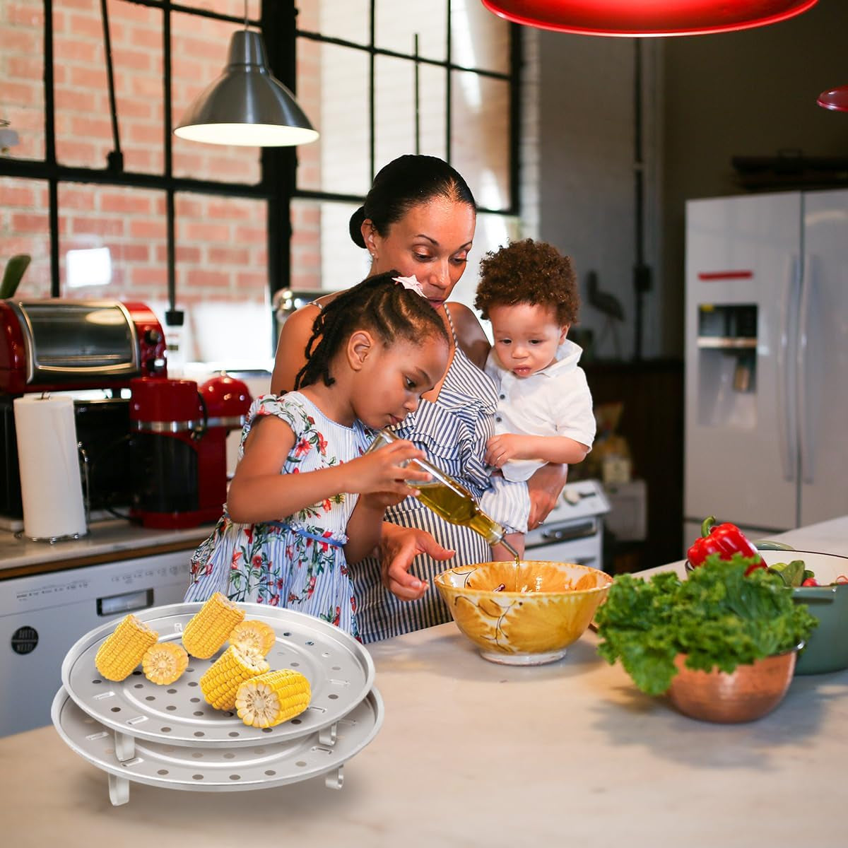 Brand Steam Rack - 20Cm and 22Cm Multifunction Stainless Steel Removable Legs Steaming Stand Holder for Pots and Pans
