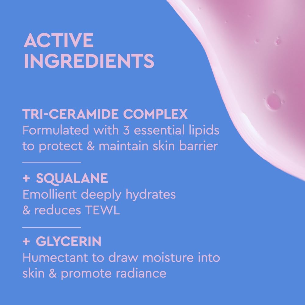 BYOMA Hydrating Serum (30ml) Moisturising Face Serum with Squalane and Ceramides for Glowing, Dewy Skin - Deep Hydration and Barrier Support