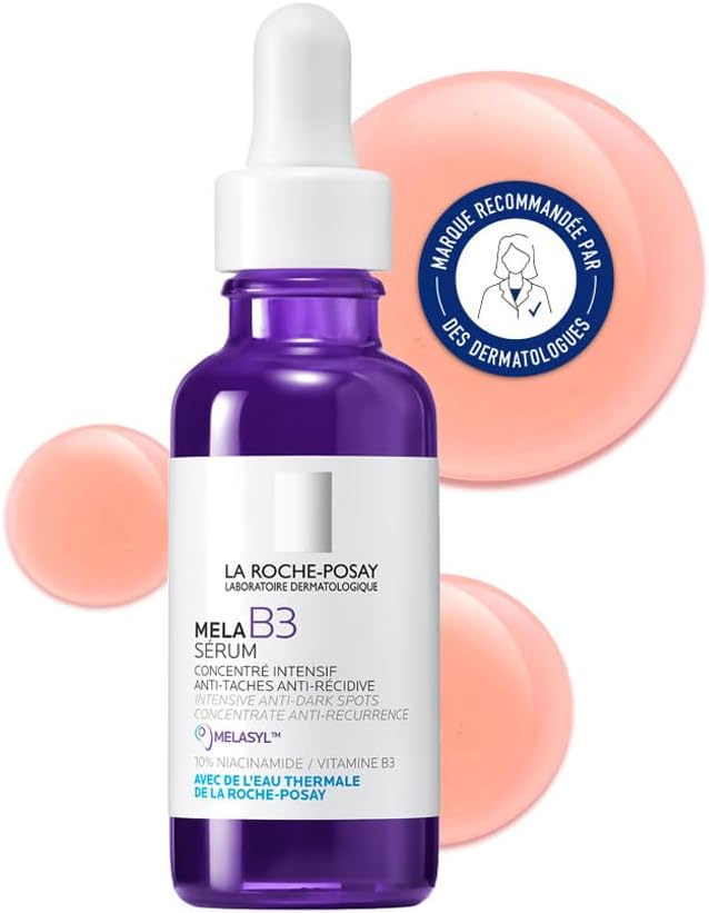 La Roche-Posay Mela B3 Serum, Intense Anti-Dark Spot Face Serum, Hyperpigmentation Treatment, Multi-Patented Melasyl, 10% Niacinamide, Post-Acne Marks Reducer For Sensitive Skin, 30ml