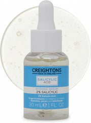 Creightons Salicylic Acid Intensive Serum with 2% Salicylic Acid (30ml) - Fights breakouts by helping reduce impurities, pores and blackheads for a purer, more radiant complexion.