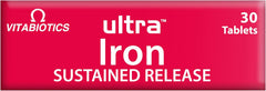 Iron Tablets Supplement, Boosts Energy, Vitality, Power and Immunity and Supports Against Anemia, Tiredness and Fatigue with Added Vitamin C Vitamin B12 and Folic Acid (Vitamin B9), Vitabiotics Ultra