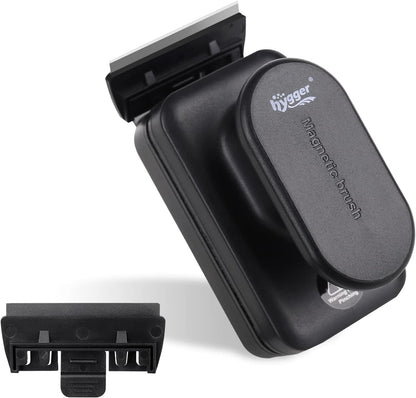 Aquarium Magnet Cleaner Brush,Fish Tank Cleaning Brush, Floating Magnet Aquarium Cleaner Fish Tank Scraper Cleaner with Two Detachable Scraper Suitable for Freshwater and Saltwater