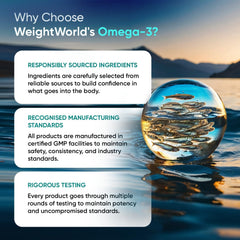 Omega 3 Fish Oil 2000mg - 240 Softgels (4 Months Supply) - 660mg EPA & 440mg DHA - Omega 3 Fatty Acids Supplements - Fish Oil Capsules - Made in the UK - Gluten-Free & Lactose-Free Capsules