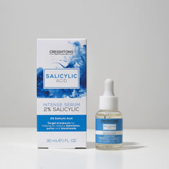 Creightons Salicylic Acid Intensive Serum with 2% Salicylic Acid (30ml) - Fights breakouts by helping reduce impurities, pores and blackheads for a purer, more radiant complexion.