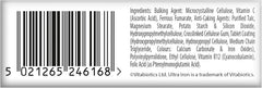 Iron Tablets Supplement, Boosts Energy, Vitality, Power and Immunity and Supports Against Anemia, Tiredness and Fatigue with Added Vitamin C Vitamin B12 and Folic Acid (Vitamin B9), Vitabiotics Ultra