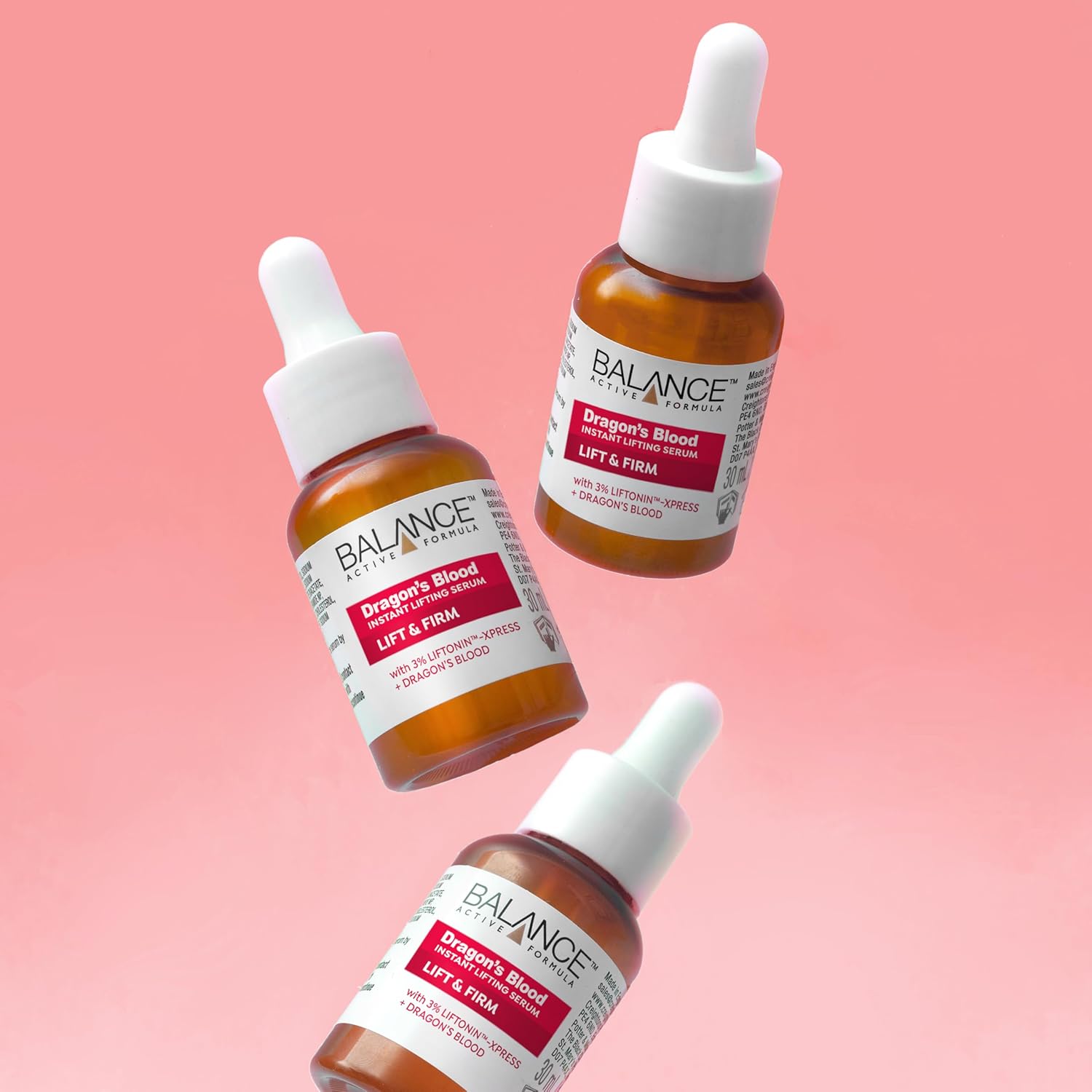 Balance Active Formula Dragon's Blood Instant Lifting Serum, Anti-Aging, Wrinkle Filler, Face Tightening 30 ml Serum