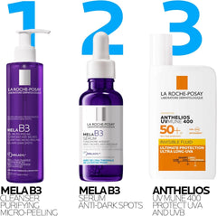 La Roche-Posay Mela B3 Serum, Intense Anti-Dark Spot Face Serum, Hyperpigmentation Treatment, Multi-Patented Melasyl, 10% Niacinamide, Post-Acne Marks Reducer For Sensitive Skin, 30ml