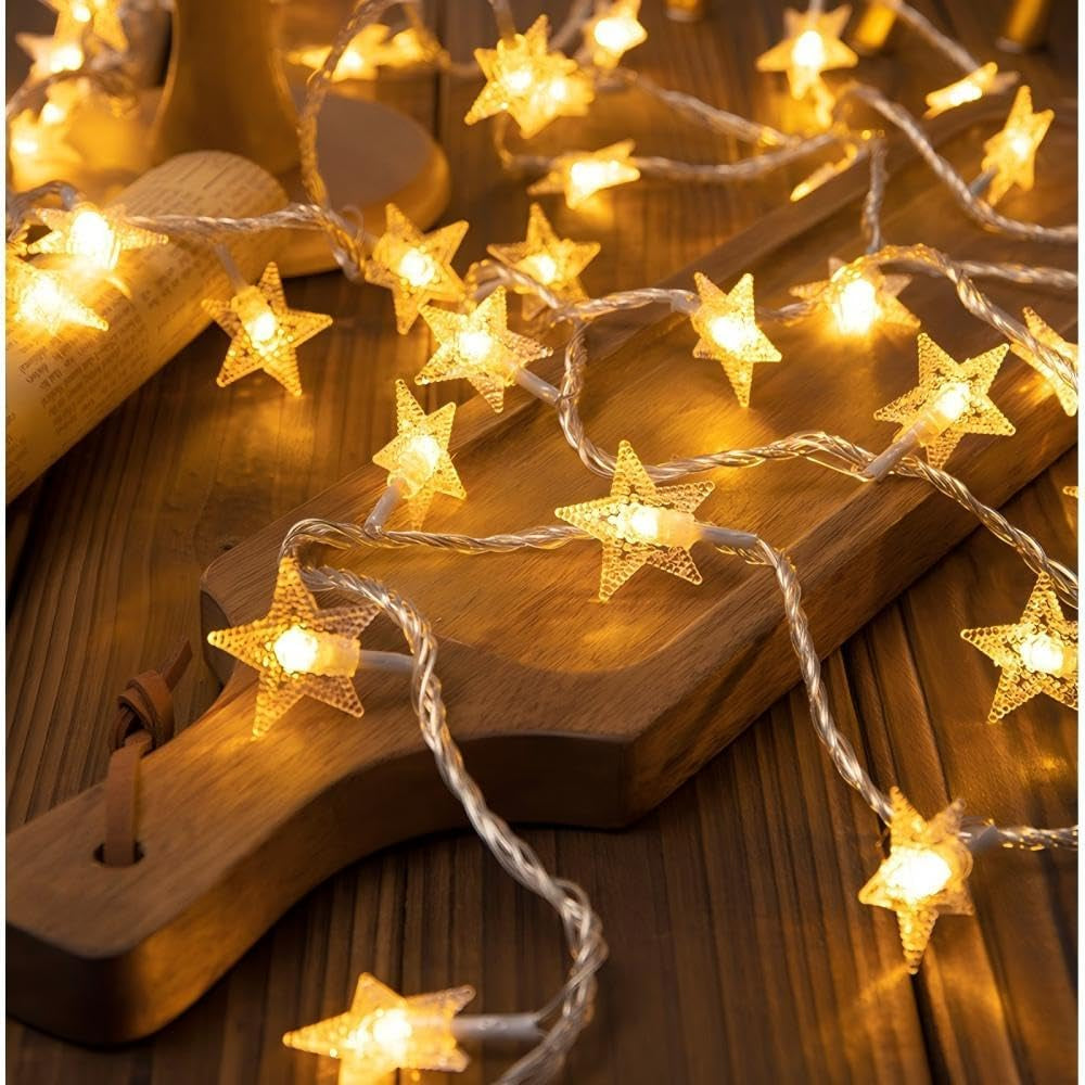 String Lights Star Fairy Lights with 6M 40 LED Decorative Lighting for Anywhere (Multicolor)