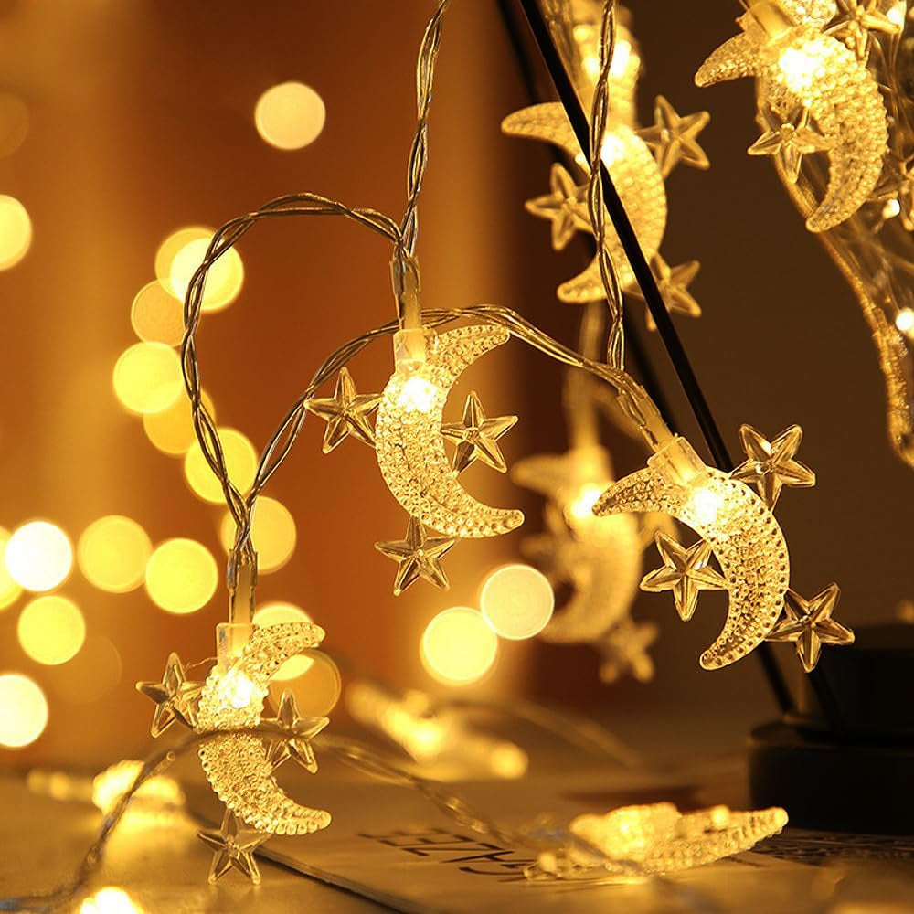 String Lights Star Fairy Lights with 6M 40 LED Decorative Lighting for Anywhere (Multicolor)