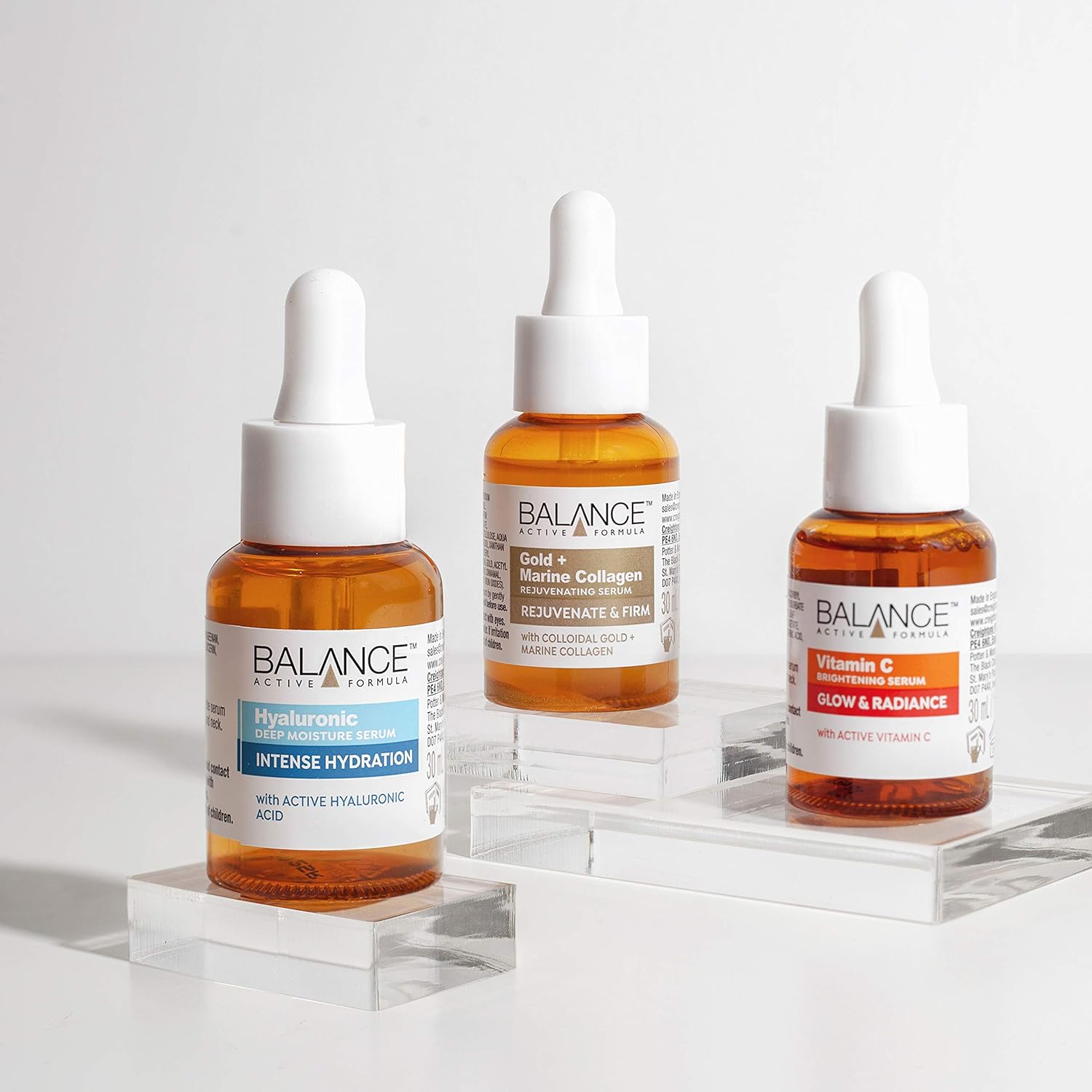 Balance Active Formula The Mighty Three (3 X 30ml) - Breakthrough Active Ingredients, Visible Results. Three Targeted Serums That You Can Layer Together Or Use Individually.