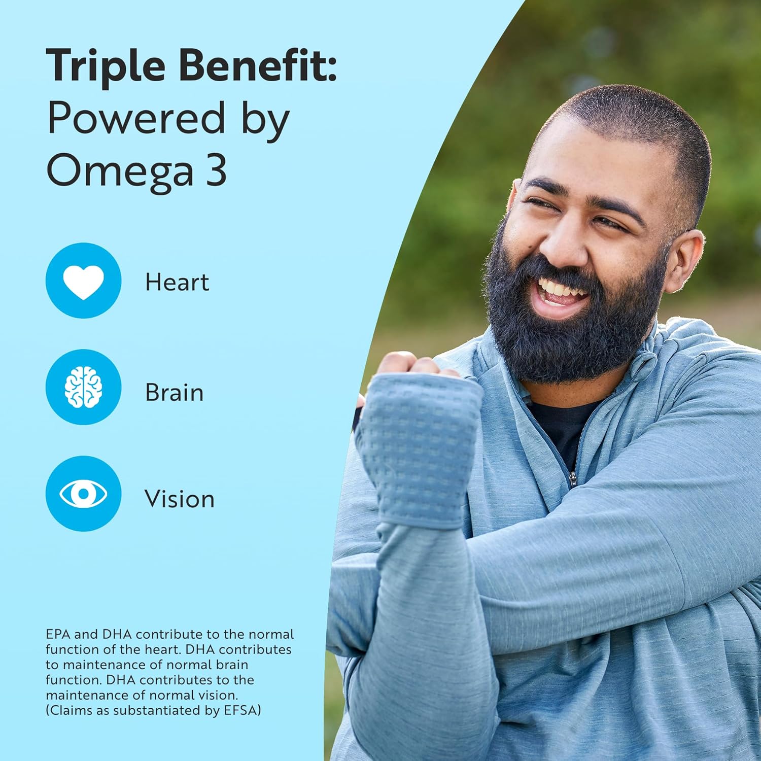 Nutravita Omega 3 Capsules High Strength 2000mg with 660mg EPA & 440mg DHA - 240 Softgel Omega 3 Fish Oil Capsules for 4 Months of Supply - Heart, Brain & Vision - Fish Oil Supplements