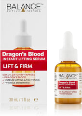 Balance Active Formula Dragon's Blood Instant Lifting Serum, Anti-Aging, Wrinkle Filler, Face Tightening 30 ml Serum