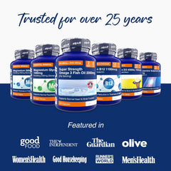 Zipvit Omega 3 Fish Oil 2000mg, EPA 660mg DHA 440mg, Wild-Caught, Cold Water Fish, Supports Heart, Brain & Vision, 120 Softgels, 2 Months Supply
