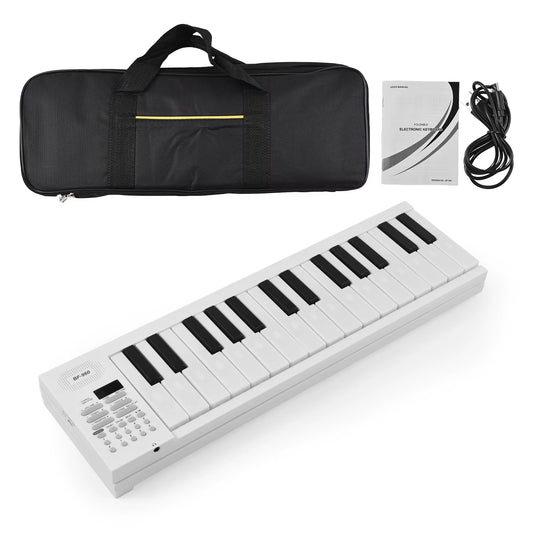 61 Key Foldable Electronic Piano Portable Piano Keyboard W/Led Display/Built-In Battery/Electronic Keyboard Musical Instrument