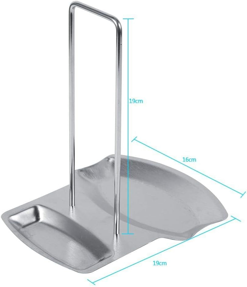 Spoons Holder Hot Pot,Lid and Rest 1Pc Home Kitchen Stainless Steel Spoon Holder Pot Lid Shelf Cooking Rack Pan Cover Stand Hot