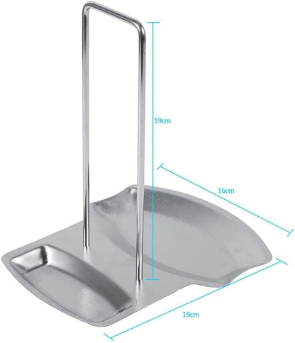 Spoons Holder Hot Pot,Lid and Rest 1Pc Home Kitchen Stainless Steel Spoon Holder Pot Lid Shelf Cooking Rack Pan Cover Stand Hot