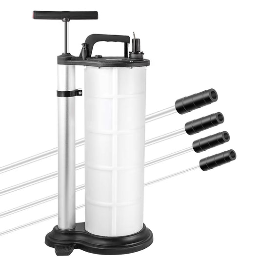 9L Manual Vacuum Oil Fluid Extractor Pump Car Oil Liquid Extractor Syphon-Pump Transfer Pump Oil Suction Pump Universal