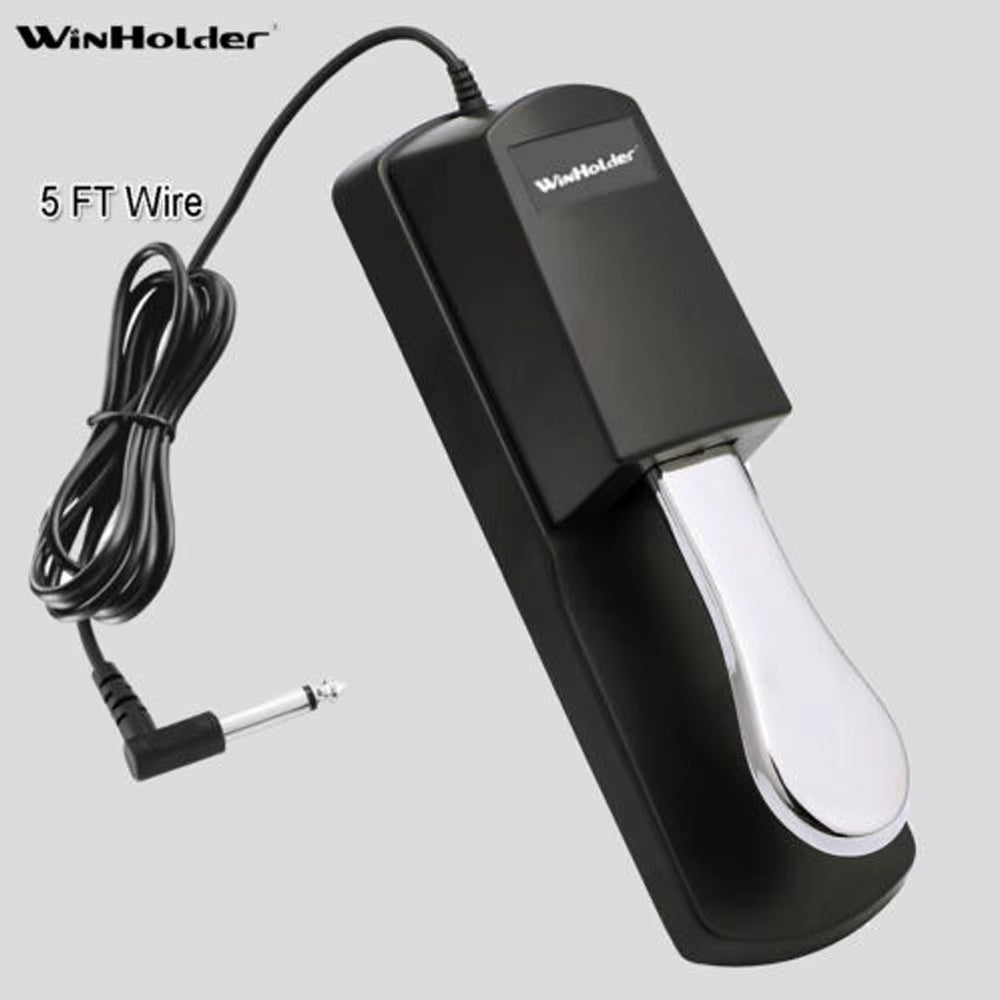 Universal Piano Sustain Keyboard Foot Sustain Pedal Switch Damper for Midi Electronic Keyboard Yamaha Roland