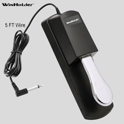 Universal Piano Sustain Keyboard Foot Sustain Pedal Switch Damper for Midi Electronic Keyboard Yamaha Roland